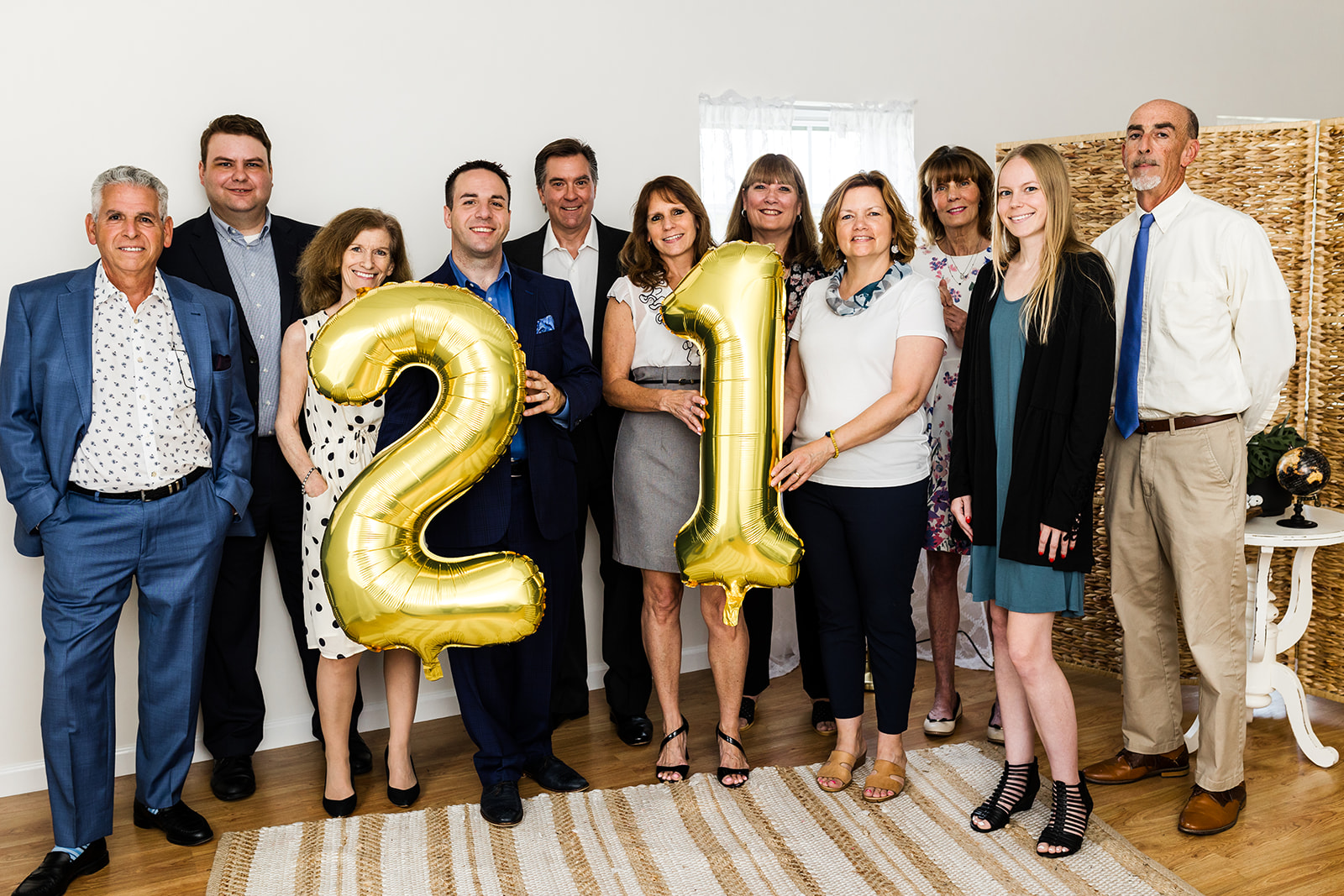 The team at Century 21 Realty Services celebrating working together to bring Central PA families together.